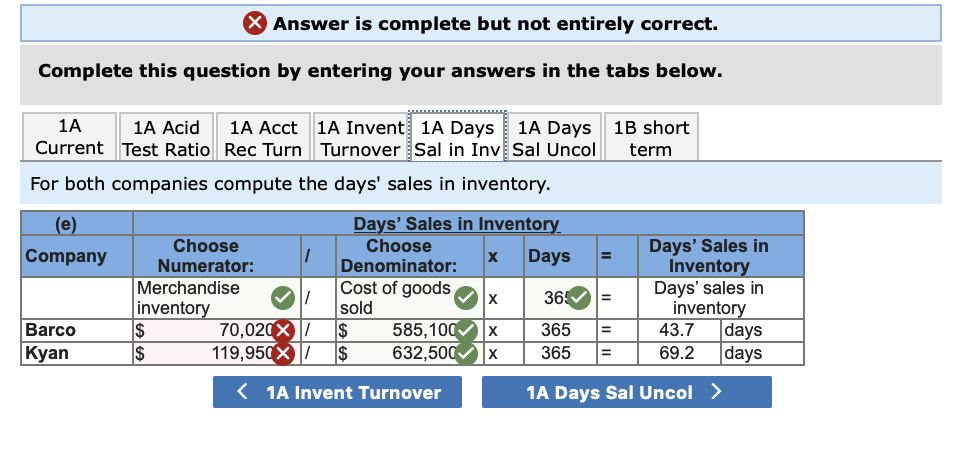 information applies to the questions displayed below.) Summary information from the financial