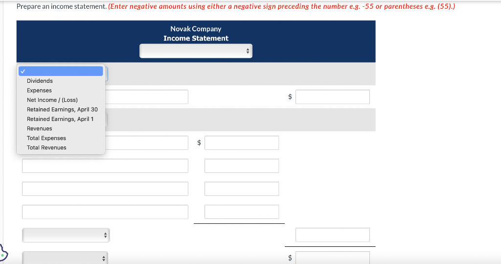 using either a negative sign preceding the number e.g. 55 or parentheses