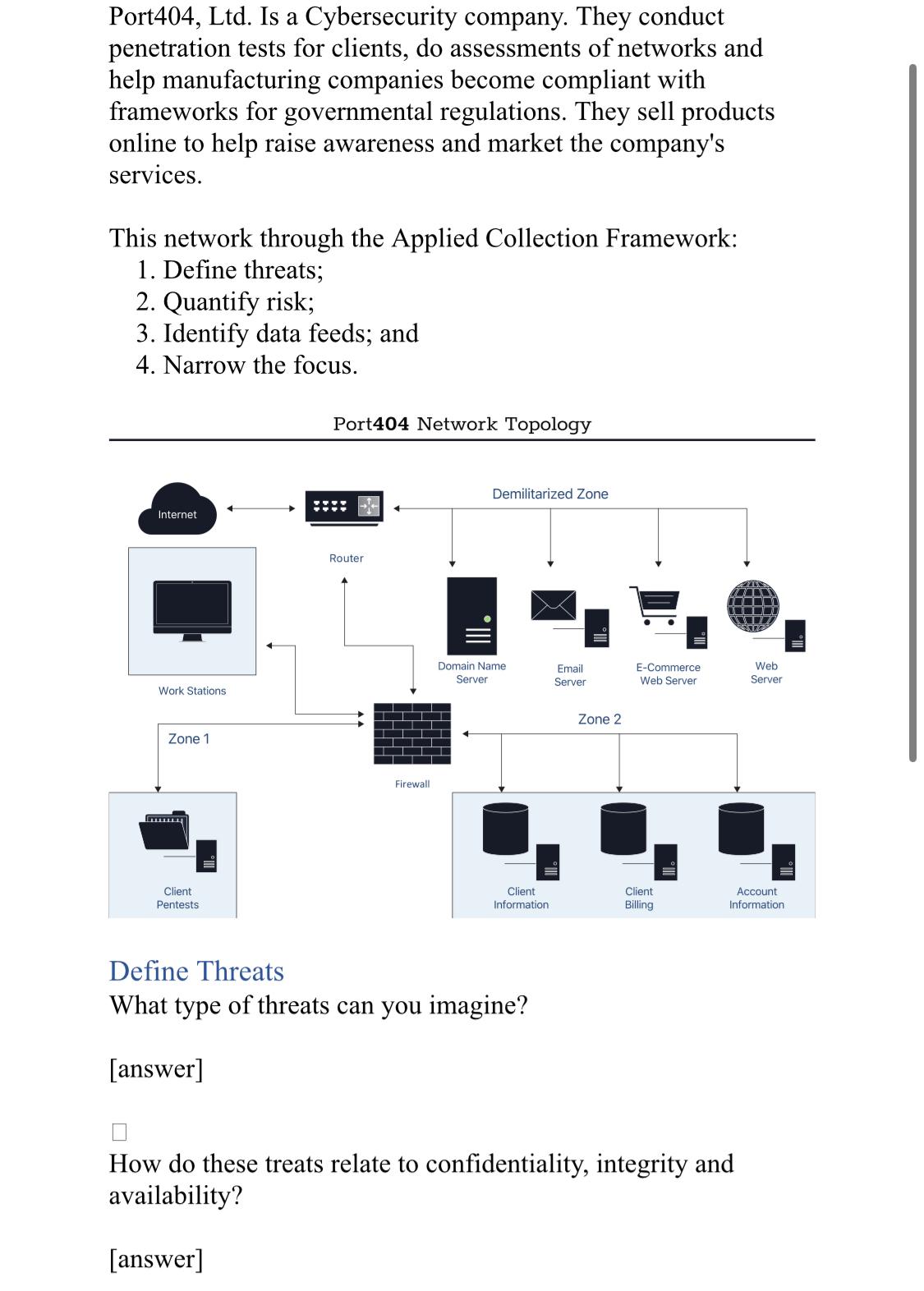  Port404, Ltd. Is a Cybersecurity company. They conduct penetration tests for