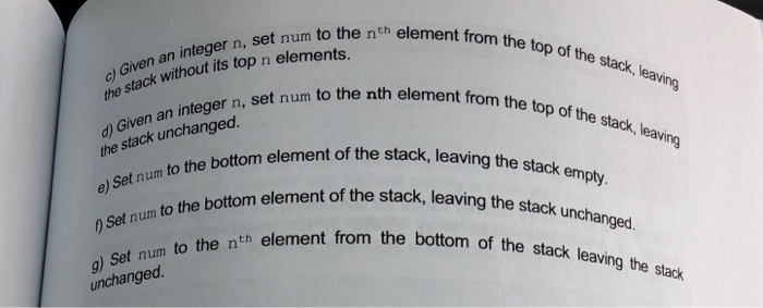 and isEmpty to construct pse operations that do each of the following: