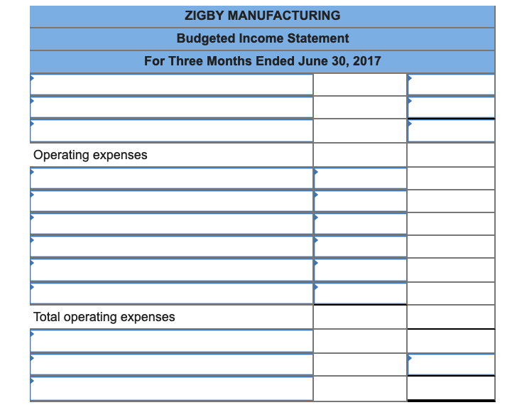 1,285,130 To prepare a master budget for April, May, and June of