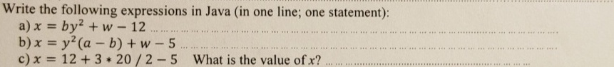 Please help me to solve this problem. Write the following expressions in