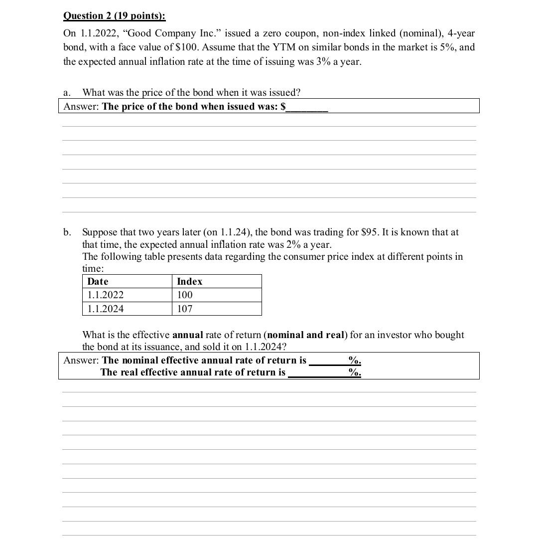 solve complete in 50 mins Thanks Question 2 (19 points): On