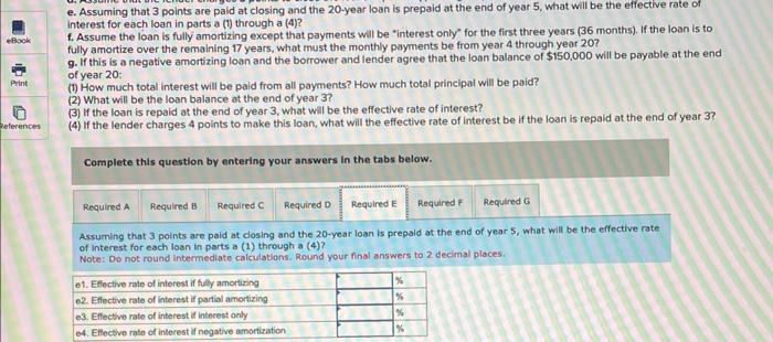 for payment at the end of month 61 for each case (1)