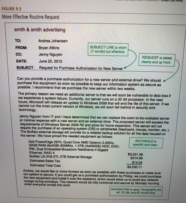 Bryan's less effective and more effective requests for a new server in