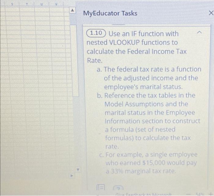 the employee information section of the model. b. Notice that the flexible