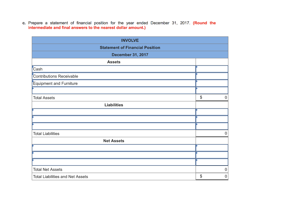 donated rent-free office space to the organization that would normally rent for
