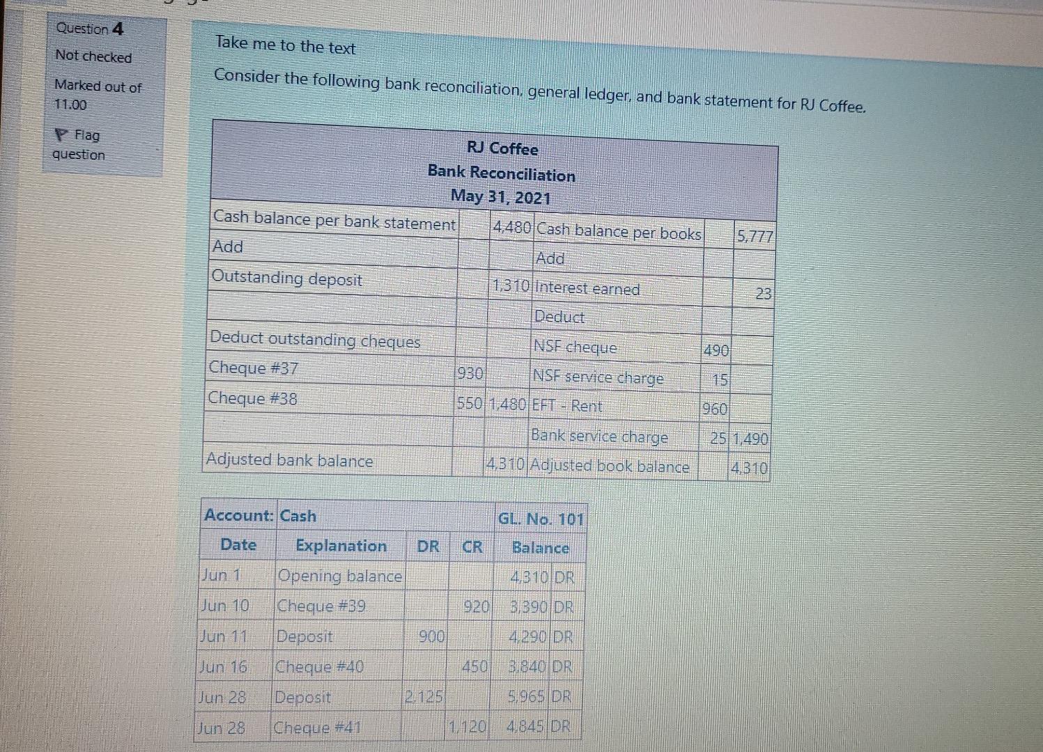 Question 4 Take me to the text Not checked Consider the