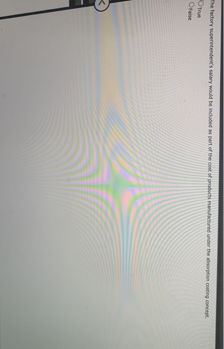 On the absorption costing income statement, deduction of the cost of goods