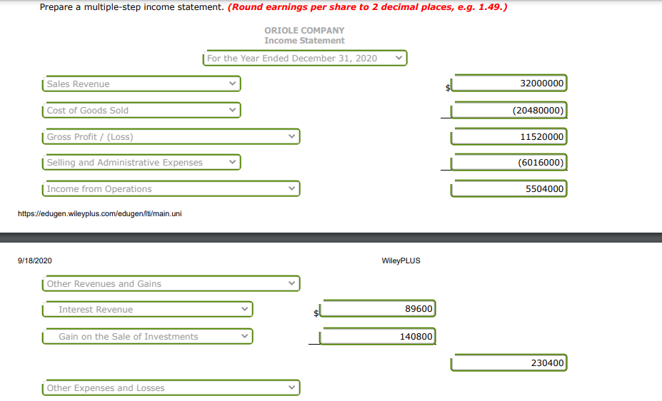 choose from: loss on disposal, net of applicable tax write off goodwill