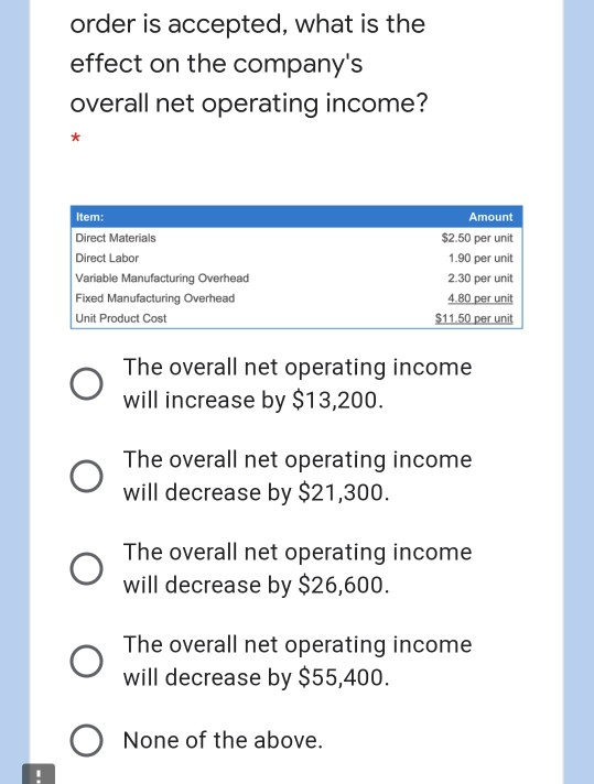 special order of 6,000 units of product J200 for $13.70 each. The