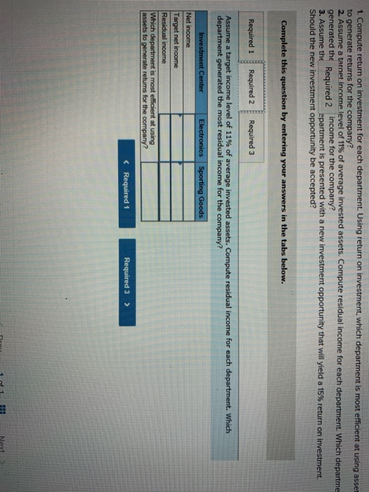 return on Should the new assets to 2 Assume a target income