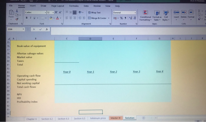 questions: What is the profitability index of the project? What is the