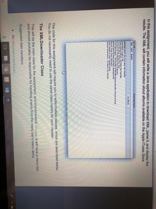  In this assignment, you will write a Java application to download