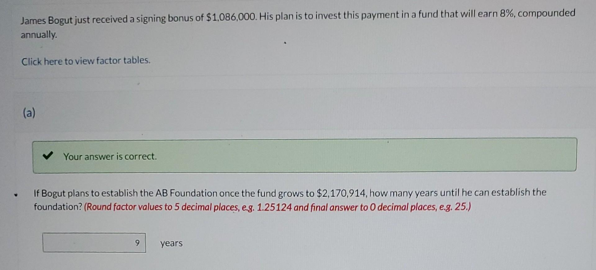 Please help solve (Part B)& explain error made. James Bogut just received