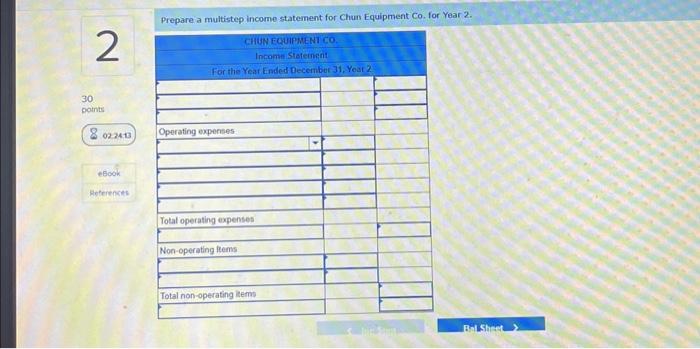 statement and balance sheet LO 5.4 ending retained earnings must be calculated)