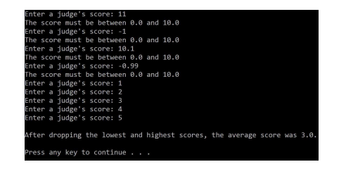 your program. Each individual comment should be, at a minimum, a sentence