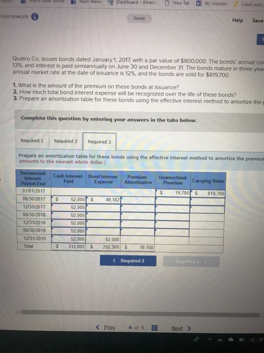 unarmortized premium. Plus the last two carrying value for months 6/30 and