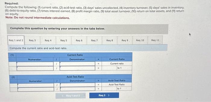 year-end financial statements of Cabot Corporation follow. (All sales were on credit;