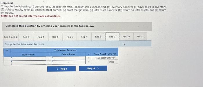 Do not round intermediate calculations. Complete this question by entering your answers