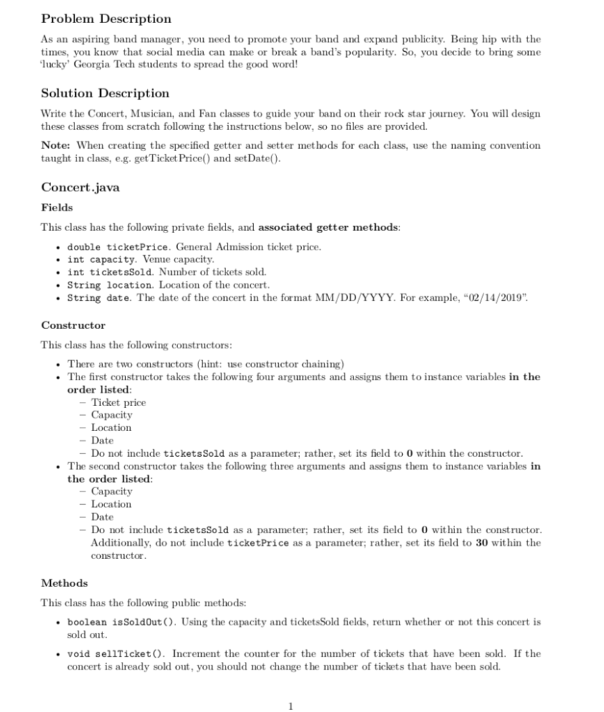  Please read carefully and use java. I need all 3 classes.