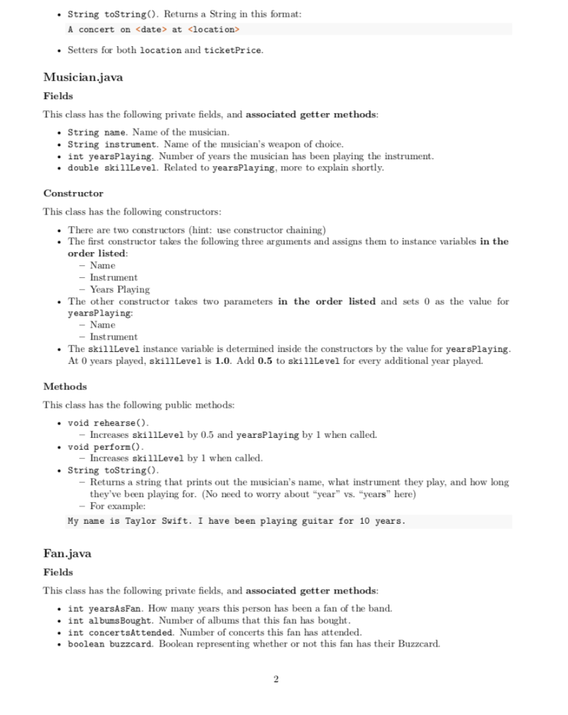 thank you Problem Description As an aspiring band manager, you need to