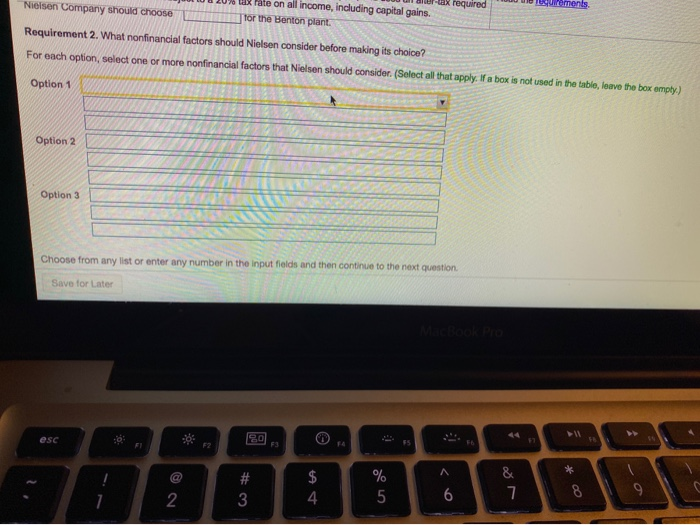 has been asked to look at the options regarding the plant (Click