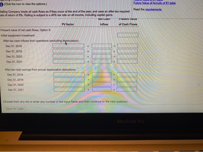 occur at the end of the year, and uses on the tax