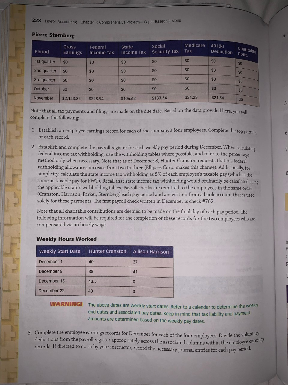 withholding, use the withholding tables where possible, and refer to the percentage