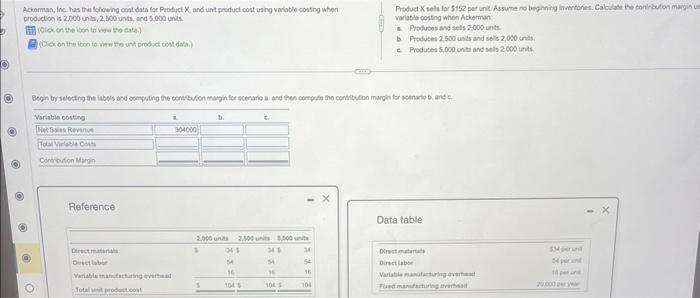  Reference Data table