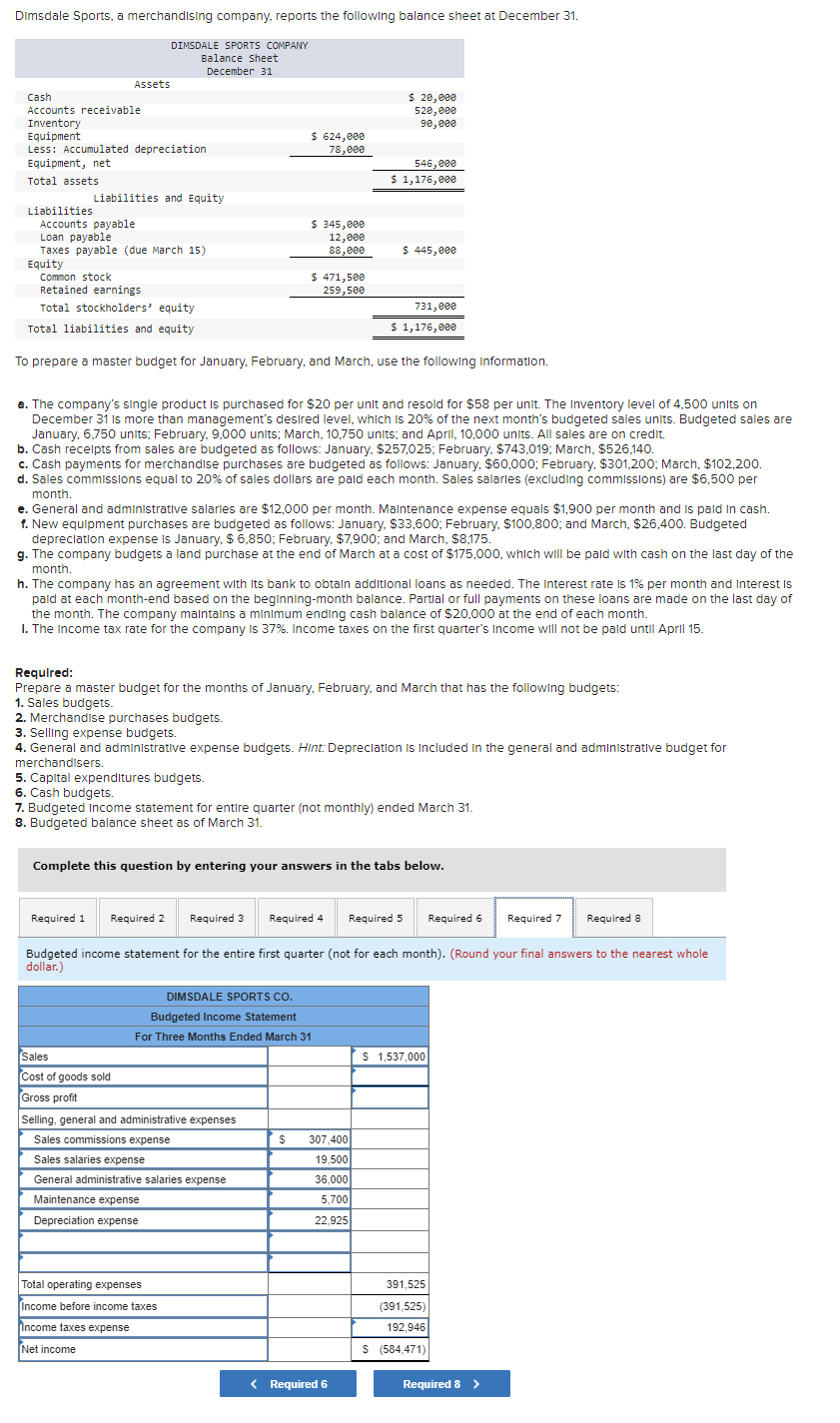  Fill out table for requirement 7. I need all the cells