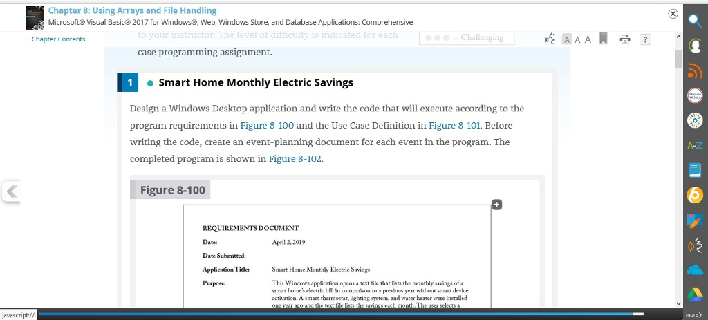  Chapter 8: Using Arrays and File Handling Microsoft Visual Basic 2017