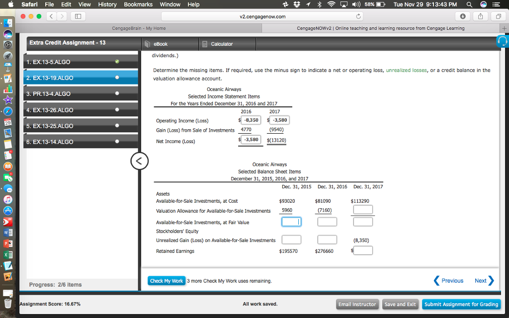 Question 19 Determine the missing items. If required, use the minus sign