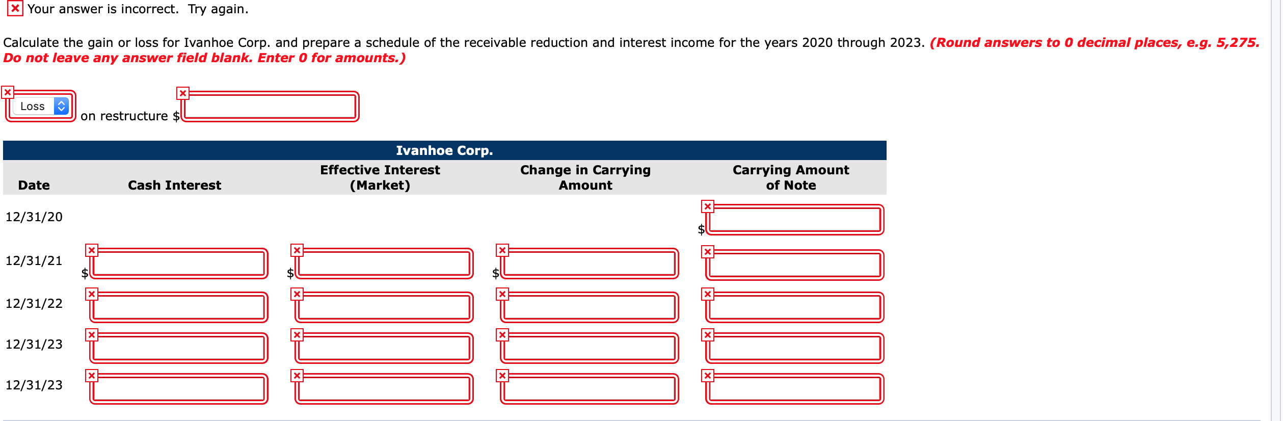accrued interest. The note is due today, December 31, 2020. Because Metlock