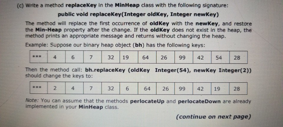 java problem: part a and b as reference: (a) Show the result