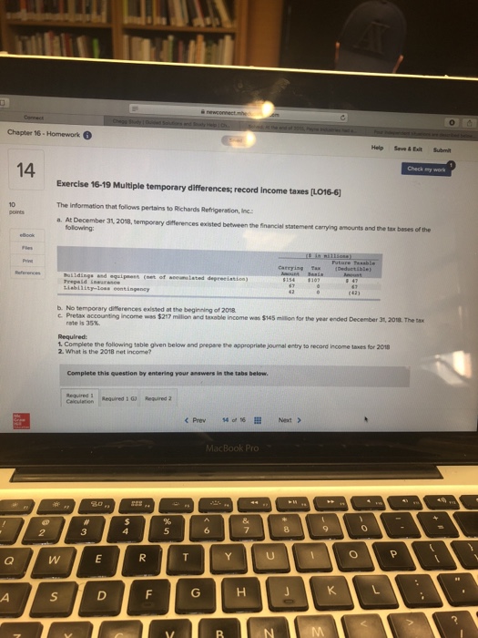  Chapter 16- Homework Help Seve &Et Submit 14. Exercise 16-19 Multiple