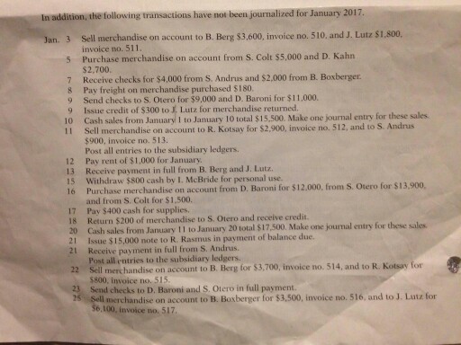 13 transactions and this is the whole assignment right here please help