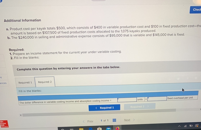 first year, the company produced 1,075 kayaks and sold 825 at a