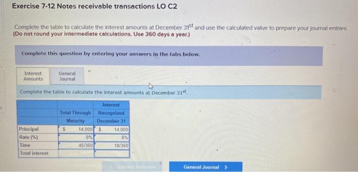 a $14,000, 45-day, 8% note in granting Miranda Lee a time extension