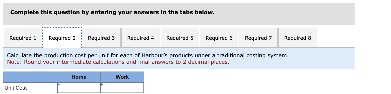 Harbour Company makes two models of electronic tablets, the Home and the