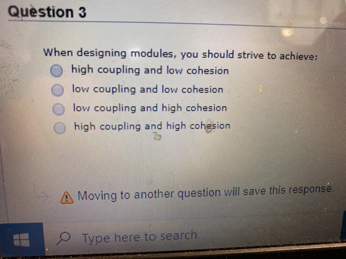 sequential cohesion is stronger than procedural cohesion communicational cohesion is stronger than