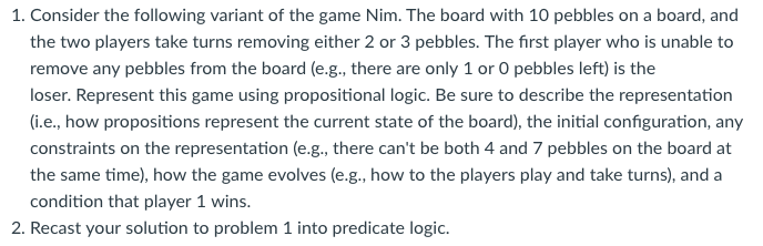 need help on dicrete structure please 1. Consider the following variant of