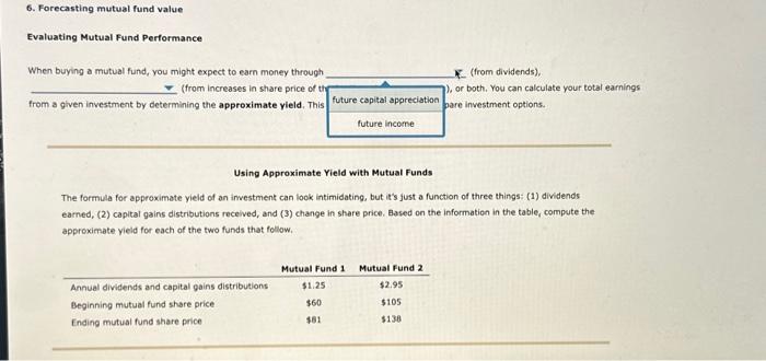 of the fund's underlying securities), or both. You can calculate your total