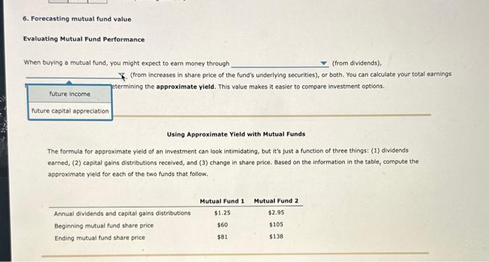 earnings Trom a given investment by determining the approximate yield, This value