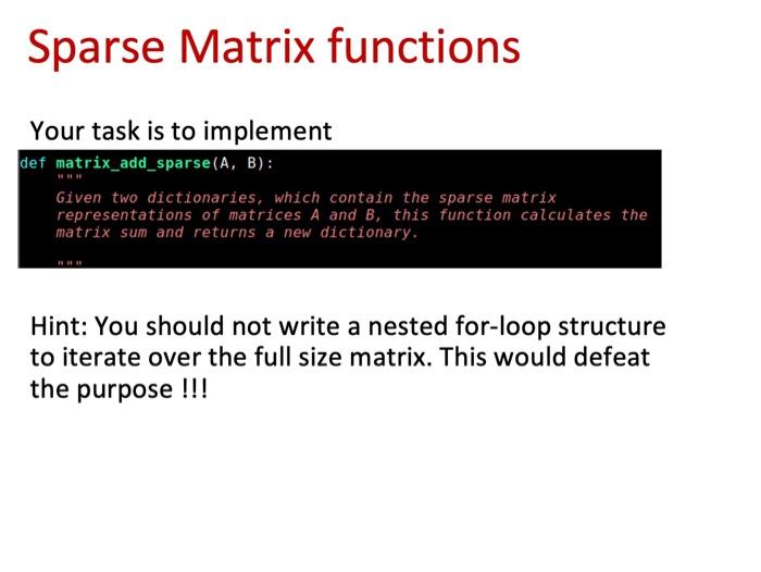 list-of-lists is not very efficient. - Alternatively, one can store only the