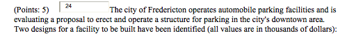 Points:524 evaluating a proposal to erect and operate a structure for