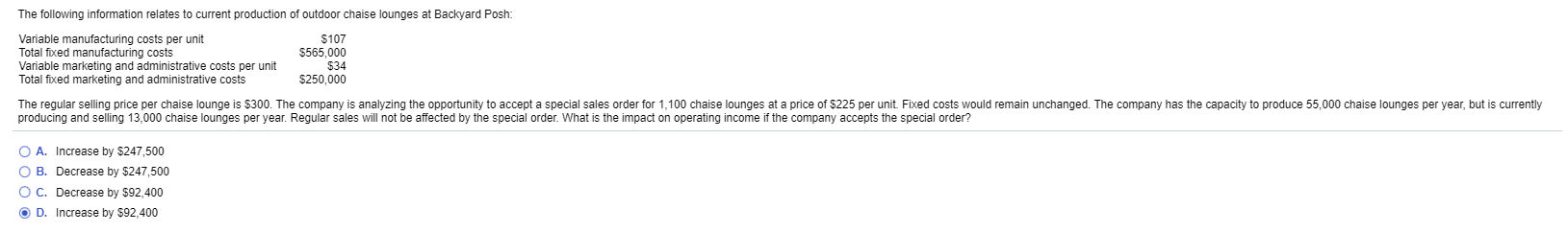 I need help answering this question The following information relates to