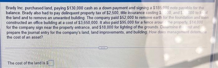 1,2017 , Big Rock Brewery purchased a van for $40,000. Big Rock