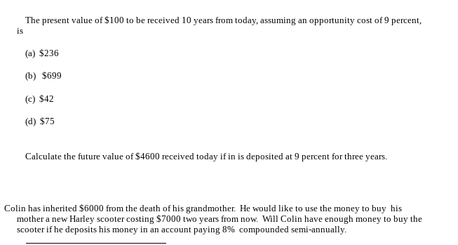 the time period (d) spread out evenly over the time period. If