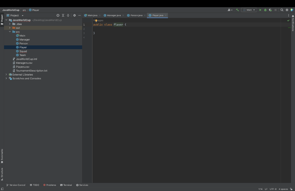 Whan you have completed your anewers. Uplosed the completed inteliJ prcject to